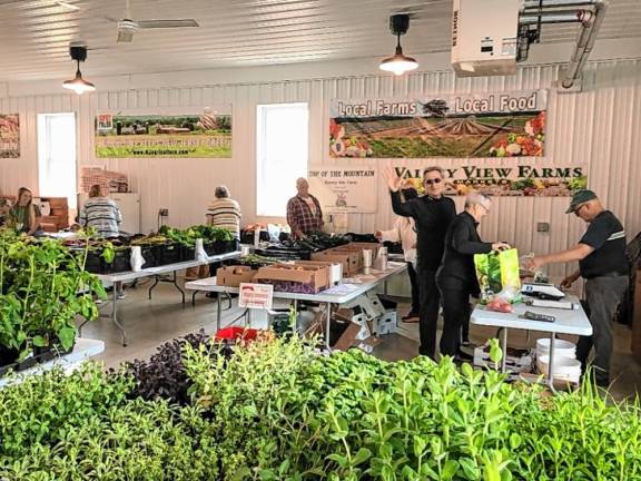 Farmers’ and Crafters’ Market open today Fresh veggies at the Sussex County Farmers Market are from Valley View Farms in Newton. (Photos provided)