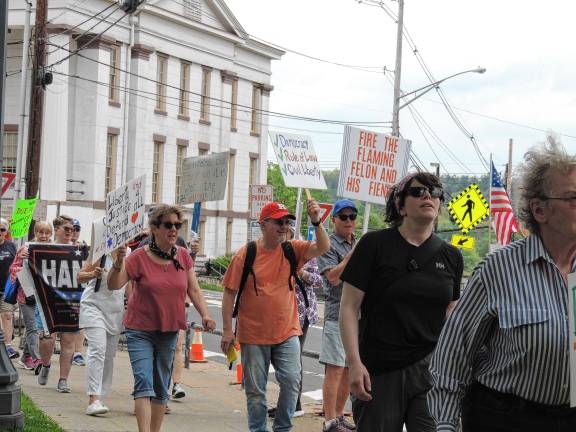 Photos: May Day protest in Newton Photos: May Day protest in Newton