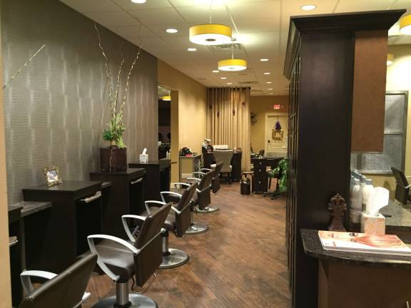 Where every day is a great hair day Private area for color at Mancuso Salon & Spa.