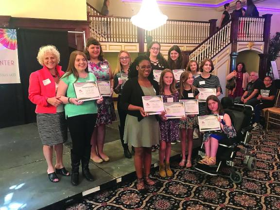 The 2017 Girls of Merit at last year's Girls World Expo