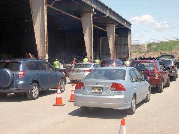 Vehicles unloading during a past MUA event (File photo by John Church)