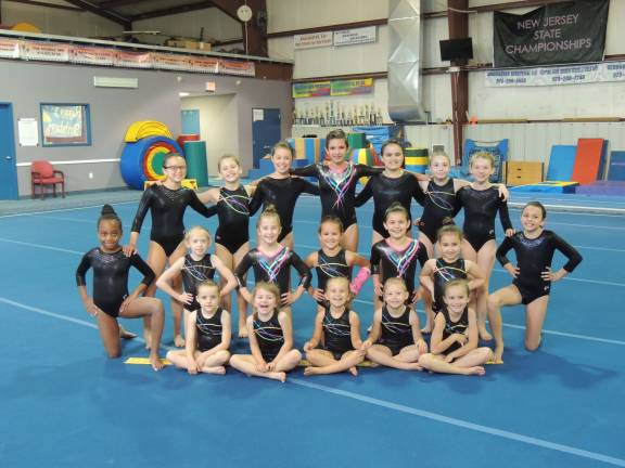 The gymnastics team at Westys.