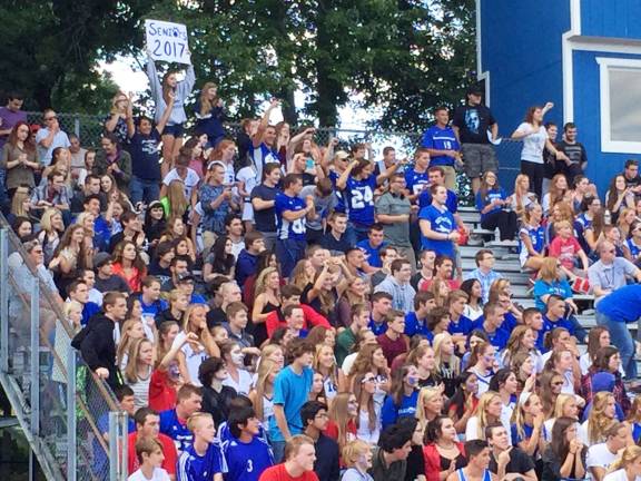 KRHS teams visit elementary schools PHOTOS BY LAURIE GORDON The Kittatinny Pep Rally, on Friday, saw the students getting psyched for all of its fall sports seasons.