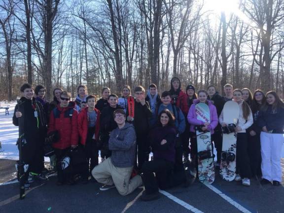 Kittatinny Regional High School's Ski Club.