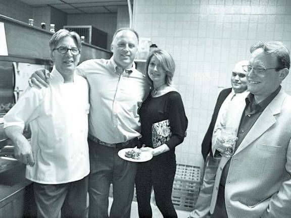 A Taste of Talent At far left is Perona Farms owner Kirk Avondoglio with guests. For more photos of this event, go to www.TOWNSHIPJOURNAL.com