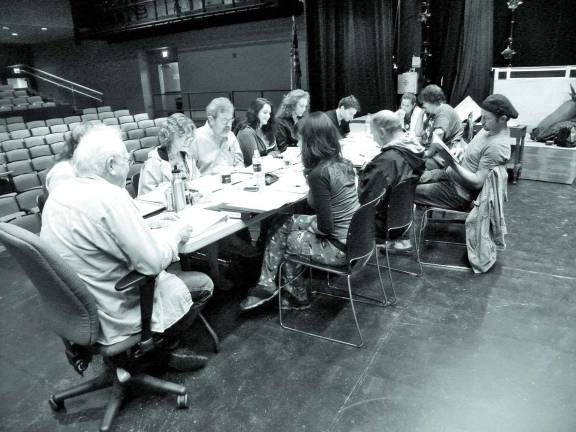 'The Importance of Being Earnest' at SCCC Cast members read lines for the Tri-State Actors Theater's production of Oscar Wilde's "The Importance of Being Earnest."