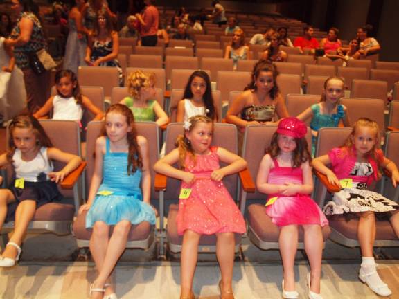 Eager contestants wait in the auditorium at Hopatcong High School on July 13.