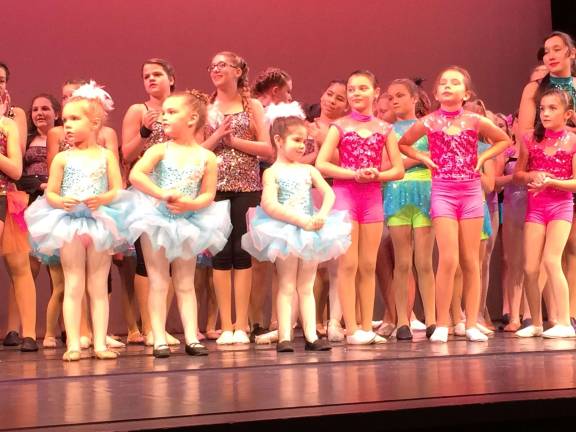 Family works together to teach positives of dance The recital's Grand Finale with all dancers, from age three to 18, all on stage. photo by laurie gordon