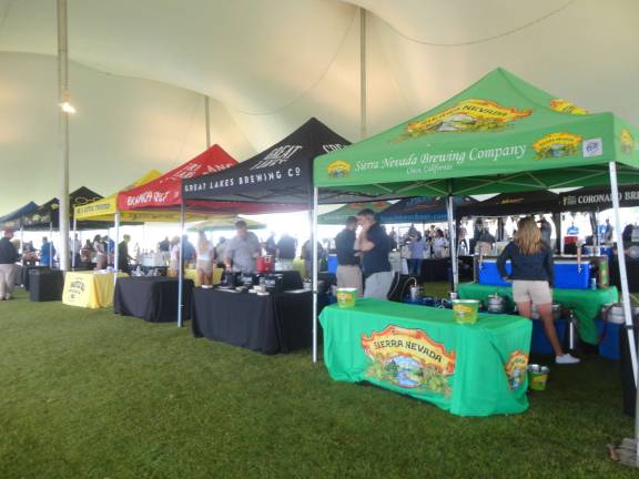 Crystal Springs touts BBQ and beer for 7th straight year Several breweries set up shop under the giant tent.