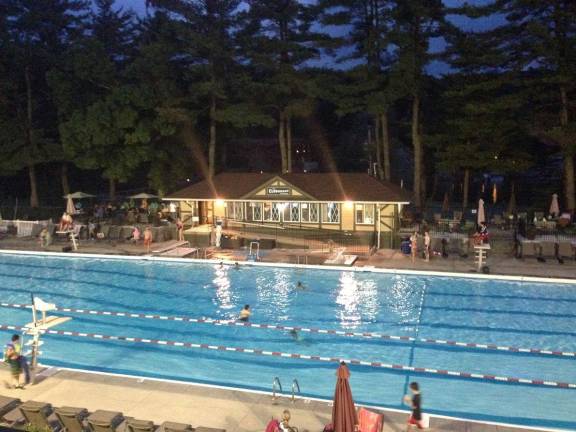 Fond memories of Lake Mohawk Pool Night swimming during Saturday Night Movies