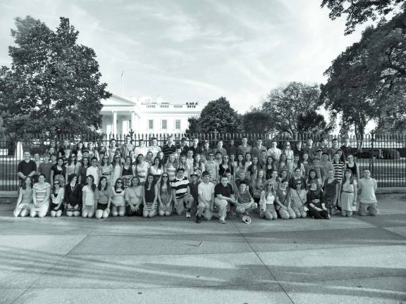 Byram Intermediate visits D.C. The Byram Intermediate School's eighth-grade class in Washington D.C.