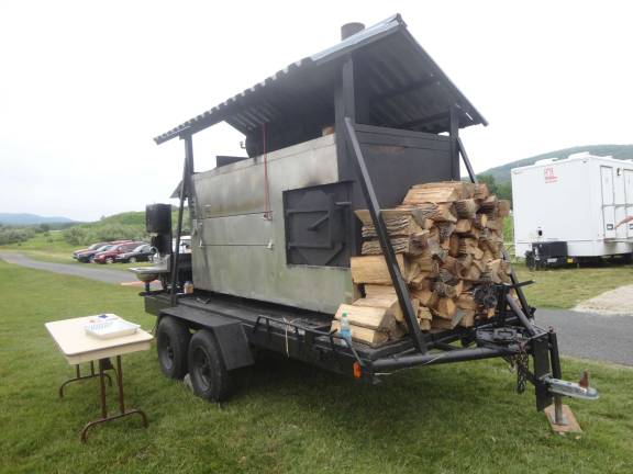 Crystal Springs touts BBQ and beer for 7th straight year A giant smoker is stuffed with thousands of dry-rubbed chicken parts.