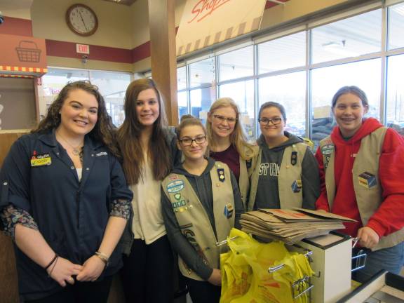 Lenape Valley Girl Scout Troop 418 donates to St. Michael's Food Pantry Lenape Valley Girl Scout Troop 418 donates to St. Michael's Food Pantry