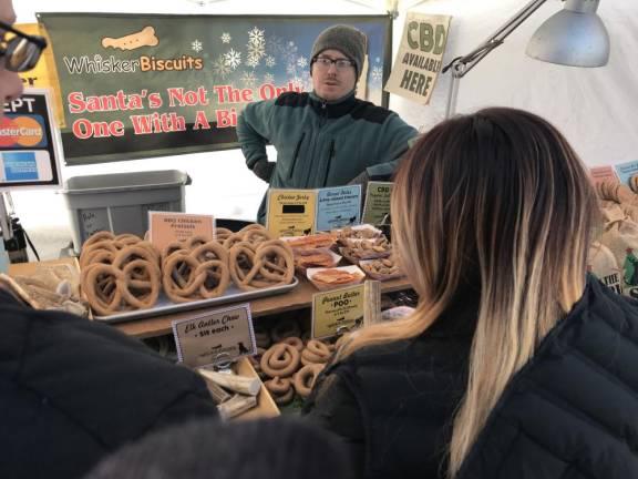 German Christmas Market has new home at Fairgrounds Whiskers Biscuits at the 2019 Lake Mohawk German Christmas Market