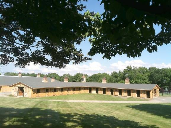 Modern equestrian facility comes with renovated home Modern equestrian facility comes with renovated home
