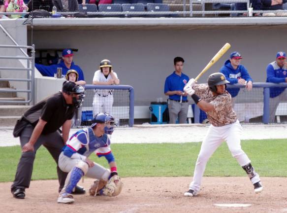 Miners fall to Ottaway Sussex County batter Andy Paz is ready to hit in the second inning. Paz scored one run.