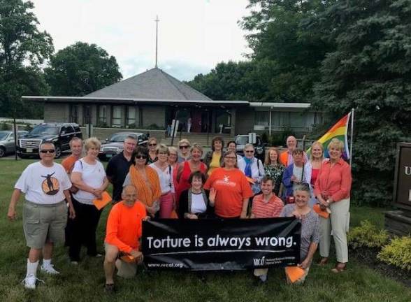 Members of the Sparta United Methodist Church: Torture is always wrong. Photo provided