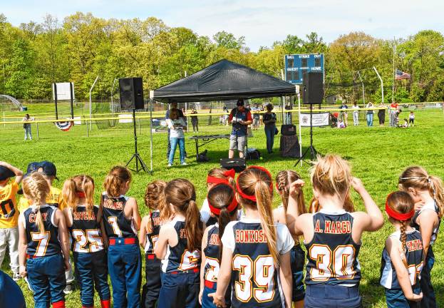 Photos: Lenape Valley Little League opening day Players listen to speeches on opening day.
