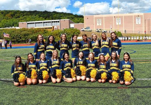 Football roundup: High Point beats Jefferson <b>The Jefferson cheerleaders</b>