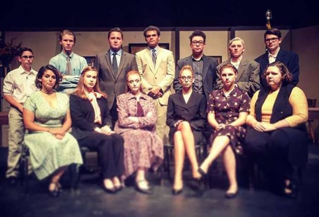 It’s not just the performance The cast of the Vernon Township High School Drama Club’s production of “Twelve Angry Men.”