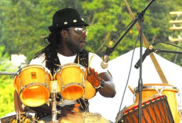 Sheik Fall, a Renaissance man from Byram, is dead Sheik Fall on the drums Photos provided