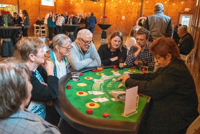 Photos: Casino Night fundraiser <b>Guests play blackjack at the Casino Night fundraiser for Family Promise of Sussex County. (Photos by Nancy Madacsi)</b>