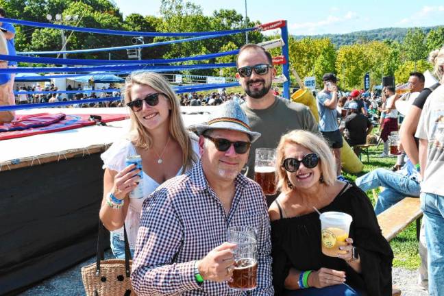 Oktoberfest <b>Kiley, Dave, Lara and Jon Koeing of Hamburg.</b>