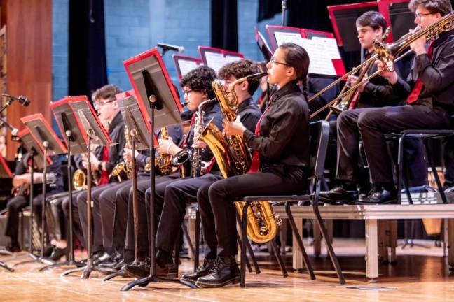 TJ2 The Newton High School Jazz Ensemble performs. (Photo by Sammie Finch)