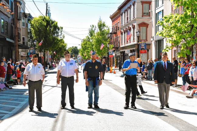 Photos: Memorial Day Parade in Newton Veterans march in the parade.