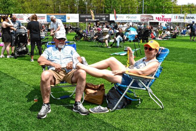 Miners open 10th season <b>Joe Furnbach of West Milford and Lori Mendoza of Kinnelon.</b>