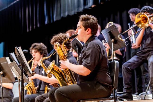 School bands compete in Jazz Festival TJ1 Kittatinny Regional High School’s The K-Train performs. (Photo by Sammie Finch)