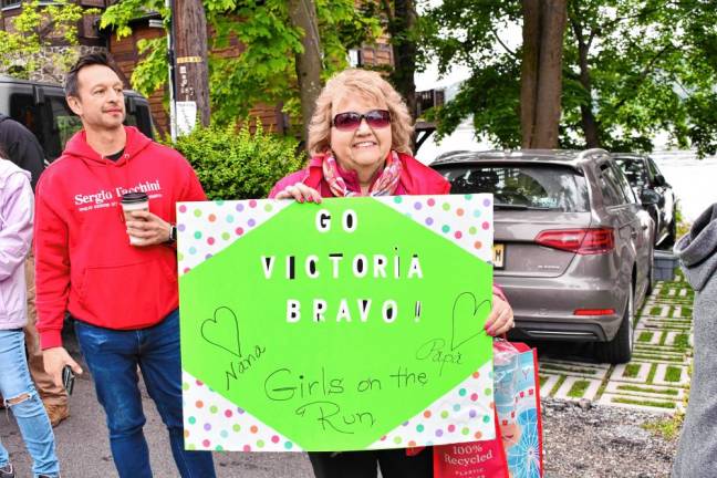 Photos: Girls on the Run 5K Veronica Garrity of Ohio cheered on her granddaughter Victoria Summerville of Ridgewood.