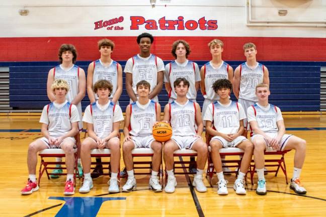 The Lenape Valley Regional High School boys basketball team won its season opener against Wallkill Valley, 60-51. (Photo by Dan Grauer)