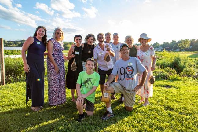 New Jersey gardeners win props for crops on Kitchen Garden Tour <b>The 2023 Kitchen Garden Tour winners are, back row from left, Megan Curry, April Perciballi, Aysha Venjara, Dirt Editor and Publisher Becca Tucker, Common Ground Community Garden’s Chad Pilieri, Bob Linguanti, Kathy Linguanti, Straus News Publisher Jeanne Straus and Apple Acres Community Garden’s Anne Thornton. In front row from left are Perciballi’s grandson Aidan and Patrick Moynihan. (Photos by Aja Brandt)</b>