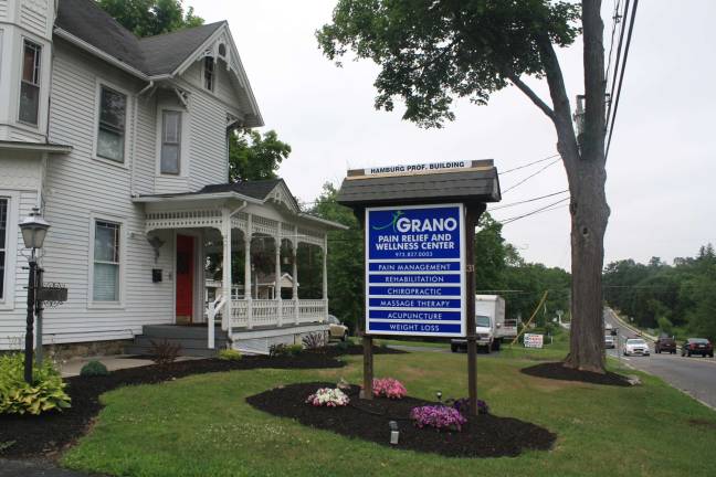Chiropractic center moves to Hamburg The new location of Grano Pain Relief and Wellness Center at 31 Rte 23 N in Hamburg.