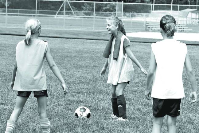 Youngsters learn soccer fundamentals during camp Youngsters learn soccer fundamentals during camp
