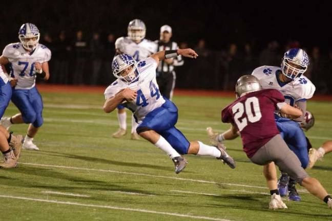 Braves defeat Kittatinny 28-17 Kittatinny ball carrier Jacob Mafaro on the move in the first half. Mafaro rushed for one touchdown.