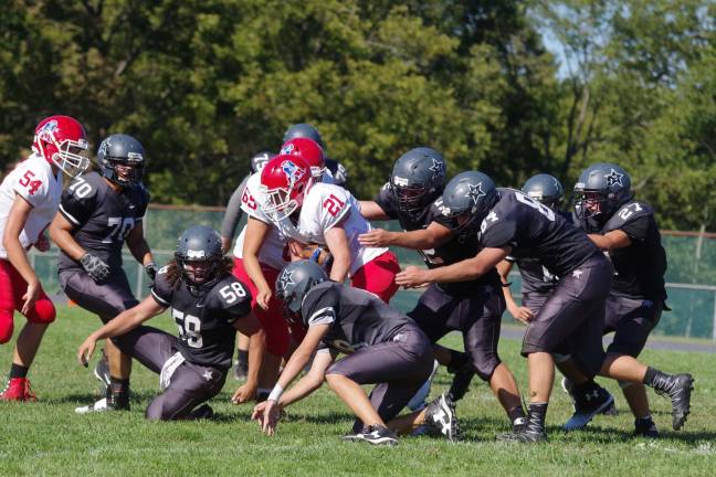 Lenape Valley Smothers Wallkill In High School Football
