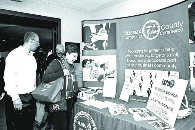 Sussex County chamber hosts business expo Visitors are shown arriving at the 21st annual Sussex County Chamber of Commerce Business Expo.