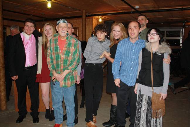 Adults with autism group holds fundraiser Gary Kolb with friends and family.