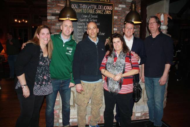 The Nerds rock out to aid Hilltop Country Day School scholarships Stacey Gibson, Kevin Folan, Steve Scro, Laura Sacks, Andy Fraser and Dave Turndorf at Hilltop benefit on at Mohawk House.