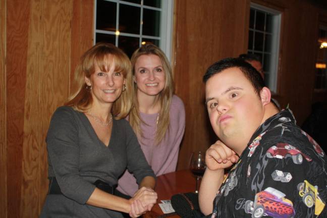 Adults with autism group holds fundraiser Susan Hearn, Melissa Stevens and Tyler Hearn supporting Life with Joy Inc.