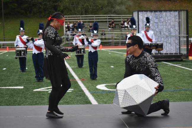 Marching Patriots compete