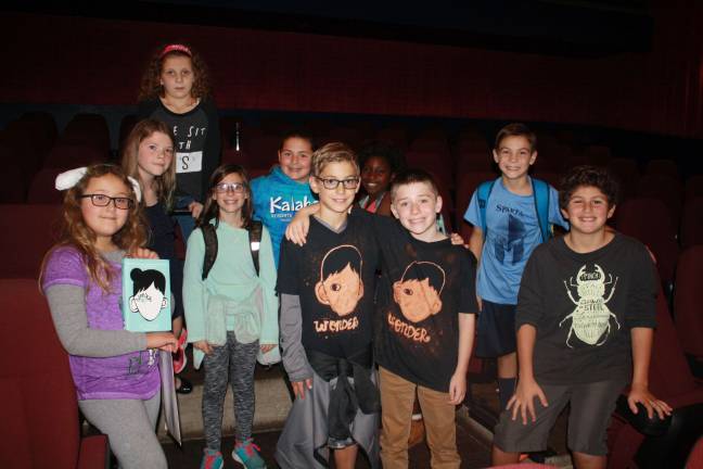 School kids inspired by 'Wonder' and kindness Some of the Wonder -Full Kindness Contest lucky winners: from left, Lauren Tate, Lucy Levicky Brianna Mercer, Brighid Fadden, Ella Duphiney, Charlotte Boye-Codjoe, James Killen, Caiden Loyer, Trevor Eckland and Luca O'Krepky. photos by Rose Sgarlato
