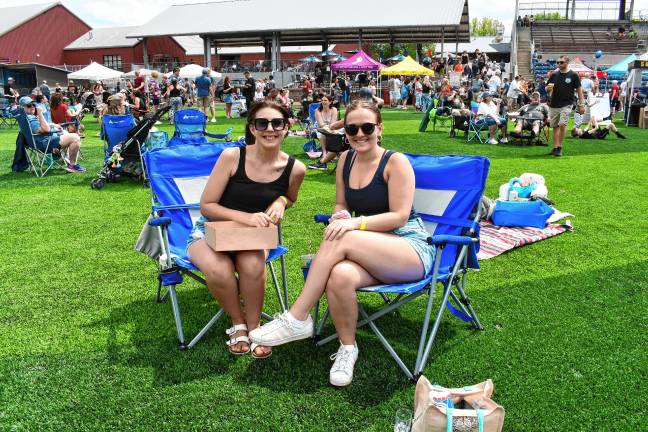Miners open 10th season <b>Emily Vanderploeg of Hope and Emily Peterson of Blairstown.</b>