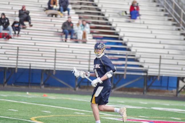 Lenape Valley falls in boys lacrosse Delaware Valley's Chris Giuliano scored three goals.