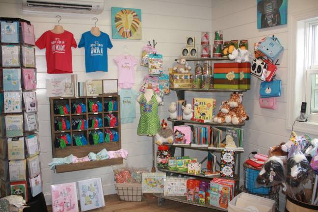 Children's boutique opens in White Deer Plaza An array of gift items and Sparta specialty tees at Ava & Jack Children's Boutique.