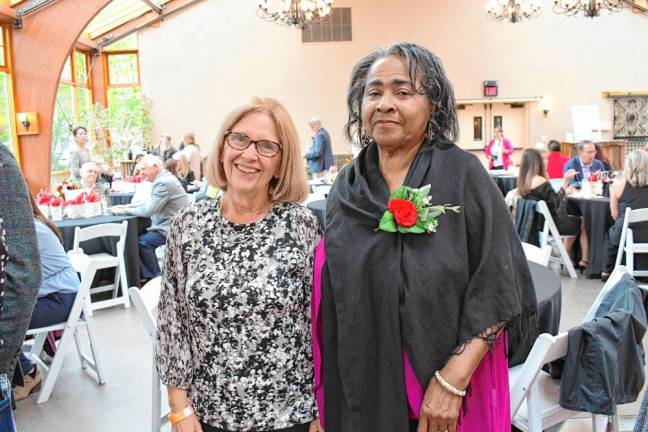 Family Promise Casino Night <b>Diana Riker of Andover and Pauline Josephs of Byram.</b>
