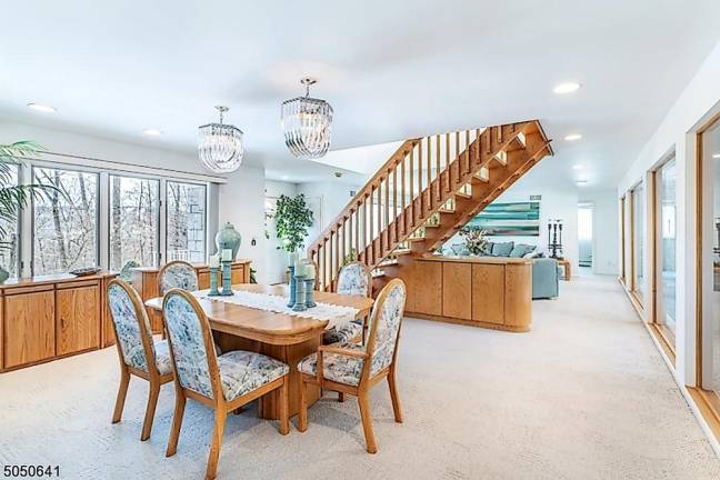 Indoor pool and mountain views will have you wanting to stay home