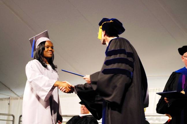 Hats off to SCCC Class of 2017 Graduate Faith Scott (Medical Assisting) of Newton is congratulated.